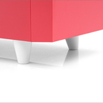 Корпус WIZMAX EM1 Woofer Red, без БП