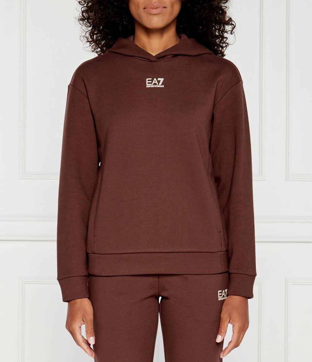Худи EA7 - коричневый(6DTM16 TJQLZ)