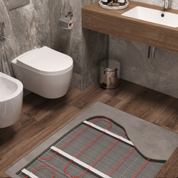 Теплый пол EWRIKA MAT EWR 150-6 самоклеящийся, под плитку, под паркетную доску, под керамогранит