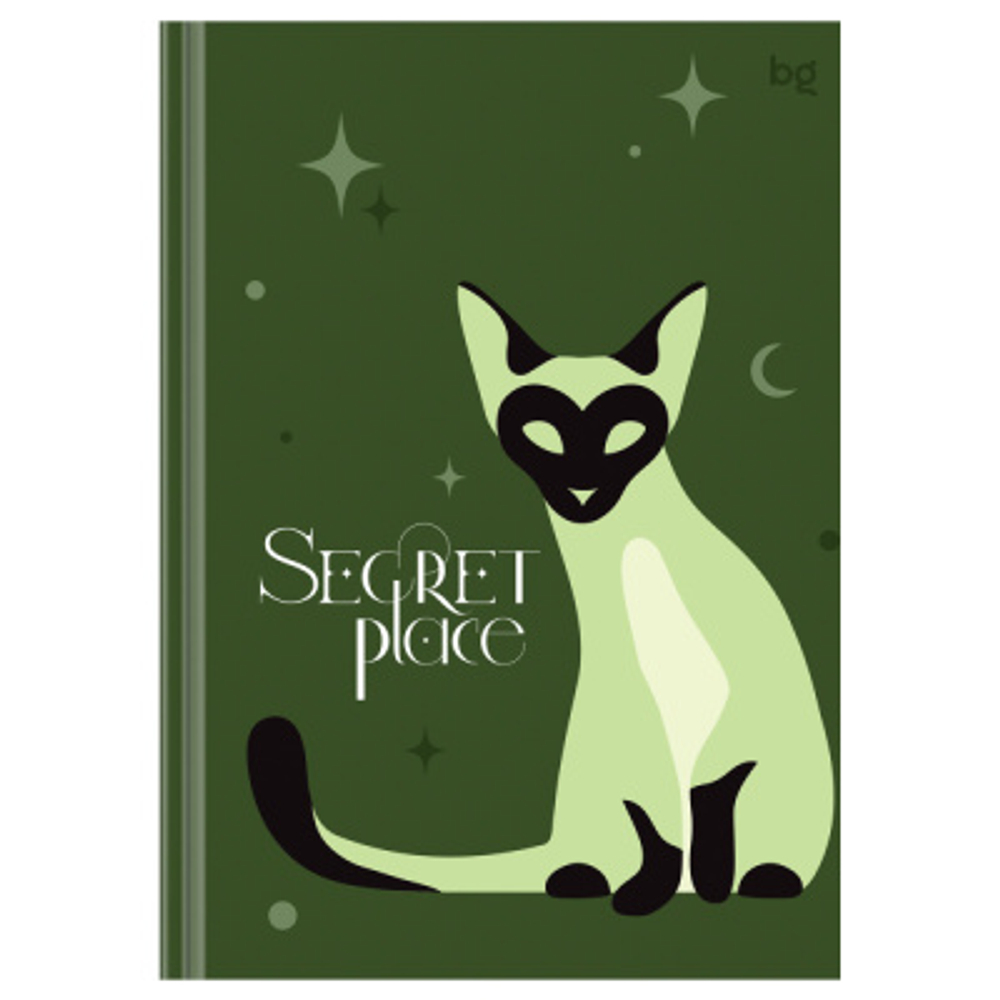 Записная книжка А5 80л. BG "Secret place", матовая ламинация, выб. лак, блок в точку, 100г/м2