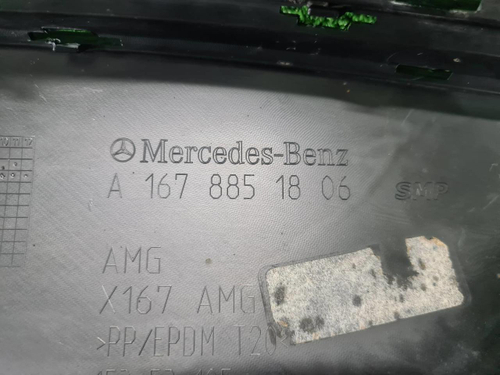 Юбка переднего бампера Mercedes GLS x167 19-23 AMG