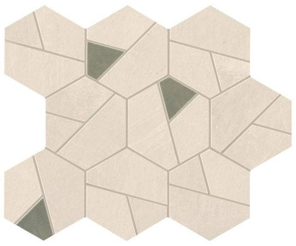 Atlas Concorde Boost Pro Ivory Mosaico Hex Olive 25x28.5