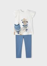 футболка с леггинсами