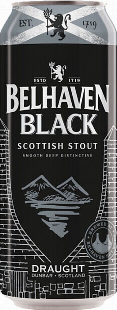 Белхевен Блек Скоттиш Стаут темн фильтр 0,44 л Ж/Б 4,2% Грин Кинг Брюинг Соединенное Королевство