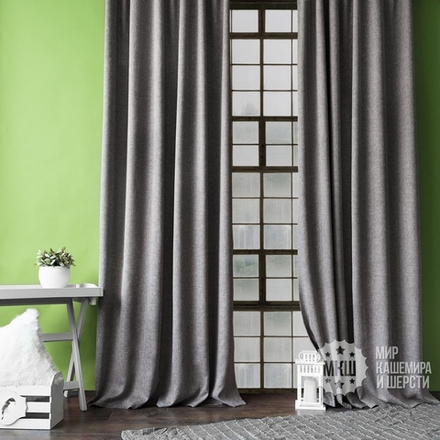 Шторы для дачи КАННИ (арт. BL01-275-05) - (140х270)х2 см. - темно-серые