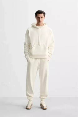 ZARA БРЮКИ-ДЖОГГЕРЫ, ЭКРЮ