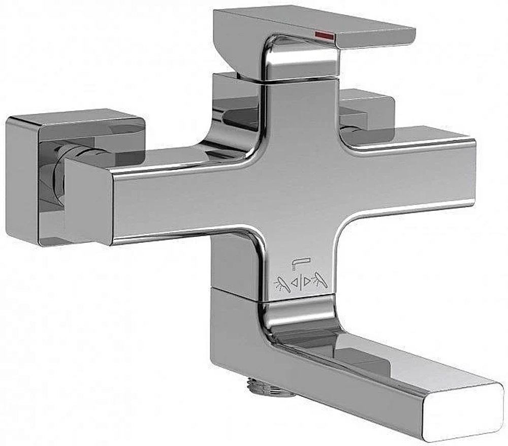 Смеситель для ванны и душа Jacob Delafon STRAYT E45370-CP