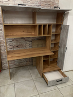 Стол письменный Техно крафт/цемент