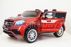 Детский электромобиль River Toys MERCEDES-BENZ GLS63 4WD красный