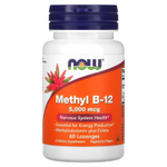 NOW Foods, Methyl B-12, 60 пастилок