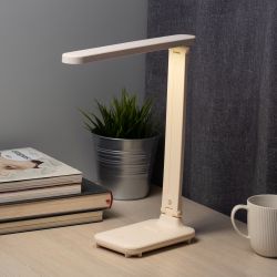 Настольный светильник ЭРА NLED-495-5W-BG светодиодный аккумуляторный бежевый | Светодиодные настольные лампы