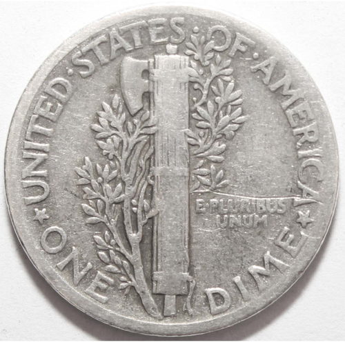 1 дайм (10 центов) 1940. США. F-VF (Меркурий) Серебро