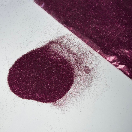 Блестки в пакетике 10 гр 0,1 мм вишневые