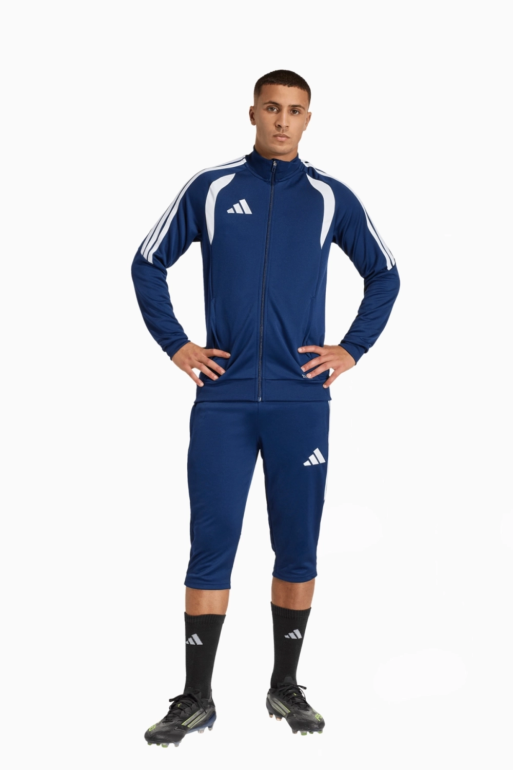 Штаны adidas Tiro 26 League 3/4 - темно-синий