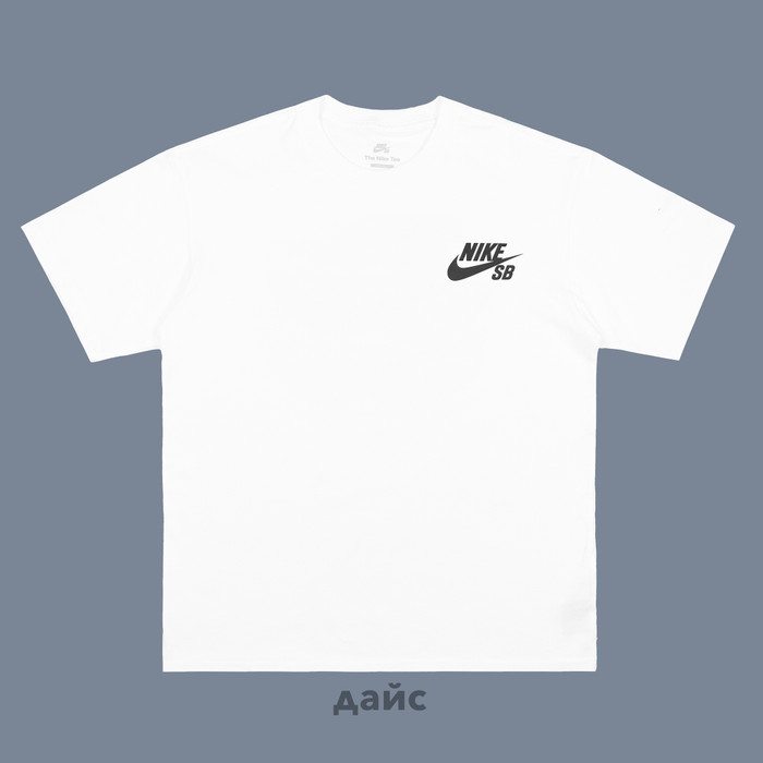 Футболка мужская Nike SB Tall Logo артикул:DC7817-100-T - купить в магазине Дайс