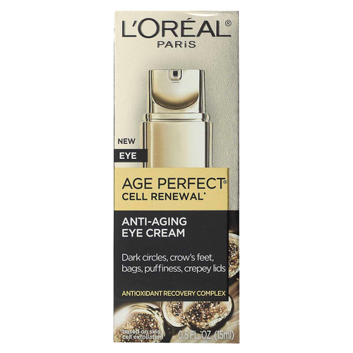 L'Oréal, Age Perfect Cell Renewal, антивозрастной крем для кожи вокруг глаз, 15 мл (0,5 жидк. унц.)