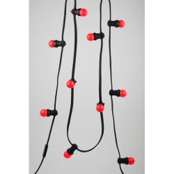 Лампа светодиодная ЭРА STD ERARL45-E27 1Вт шар красный для белт-лайт Е27