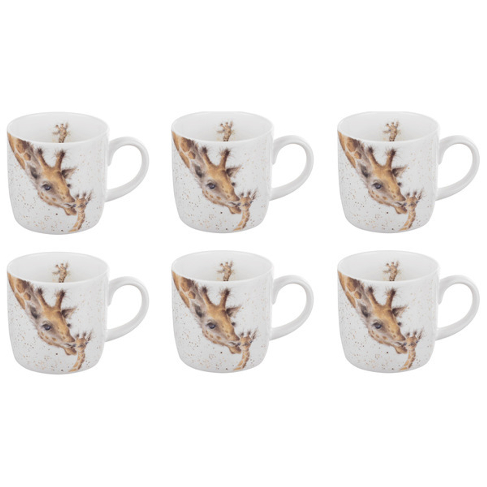 Набор кружек 6шт 310мл Жирафы Royal Worcester