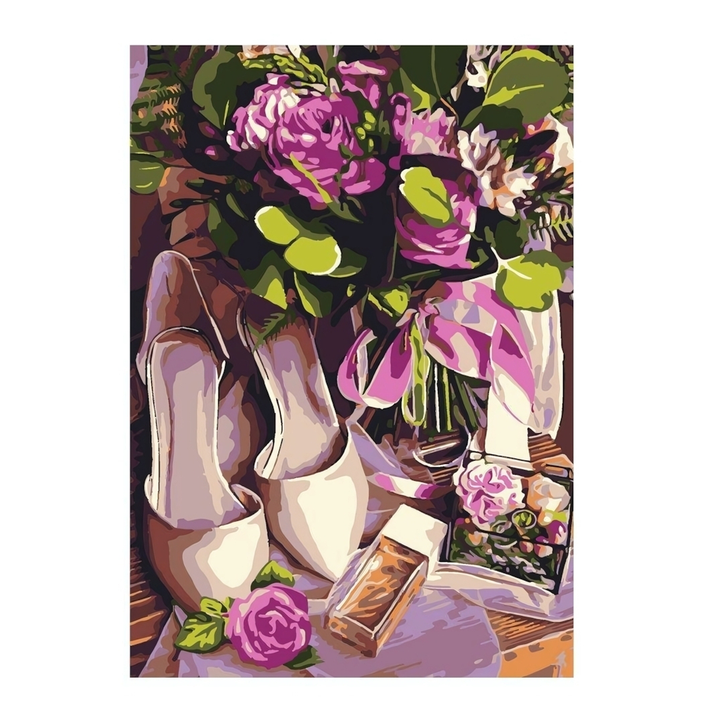 Картина по номерам 20*28,5см "Свидание" (Lori)