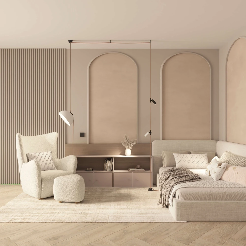 Трековый светильник Denkirs BELTY FLOW DK5563-WH+BK