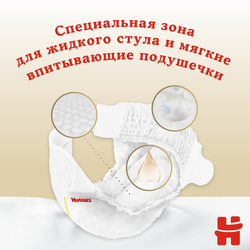Подгузники Huggies Elite Soft для новорожденных 3-5кг, 1 размер, 20шт