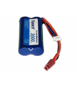 Аккумулятор Li-Ion Spard 3000mAh, 7,4V, 10C, T‐plug для Remo Hobby 1/16, Himoto 1/18
