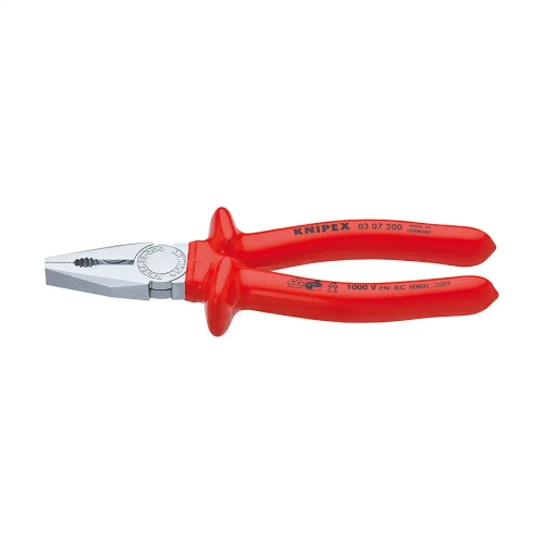 Плоскогубцы комбинированные хромированные 200 мм Knipex 03 07 200