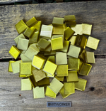 Золотая смальта на основе серебра 22х22 мм (8 гр) - 6 мм