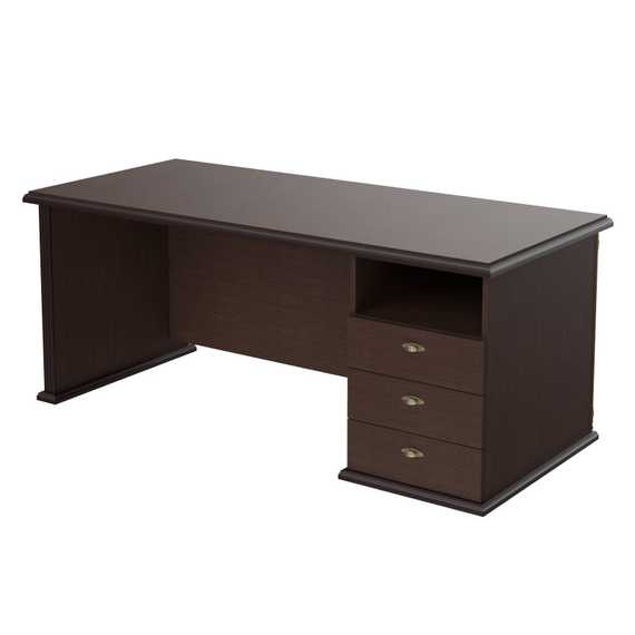 Стол руководителя однотумбовый RDT 188.A(R) 1800х800х750 RAUT