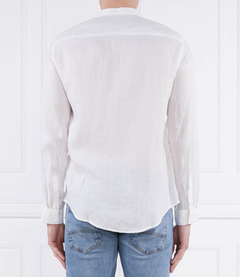 Льняная рубашка Armani Exchange - белый(8NZC66 ZNCFZ)