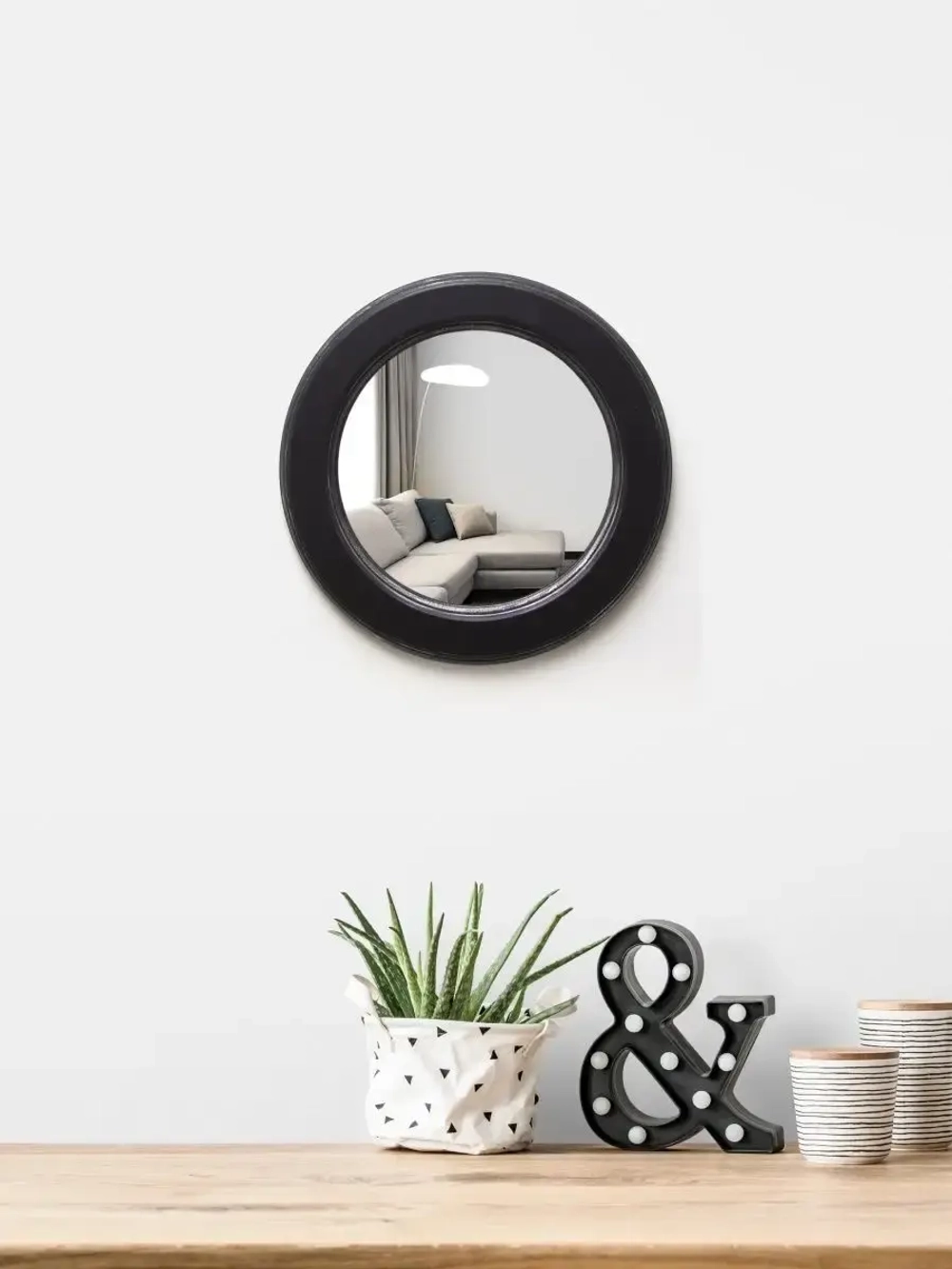 Зеркало настенное для прихожей 27 см