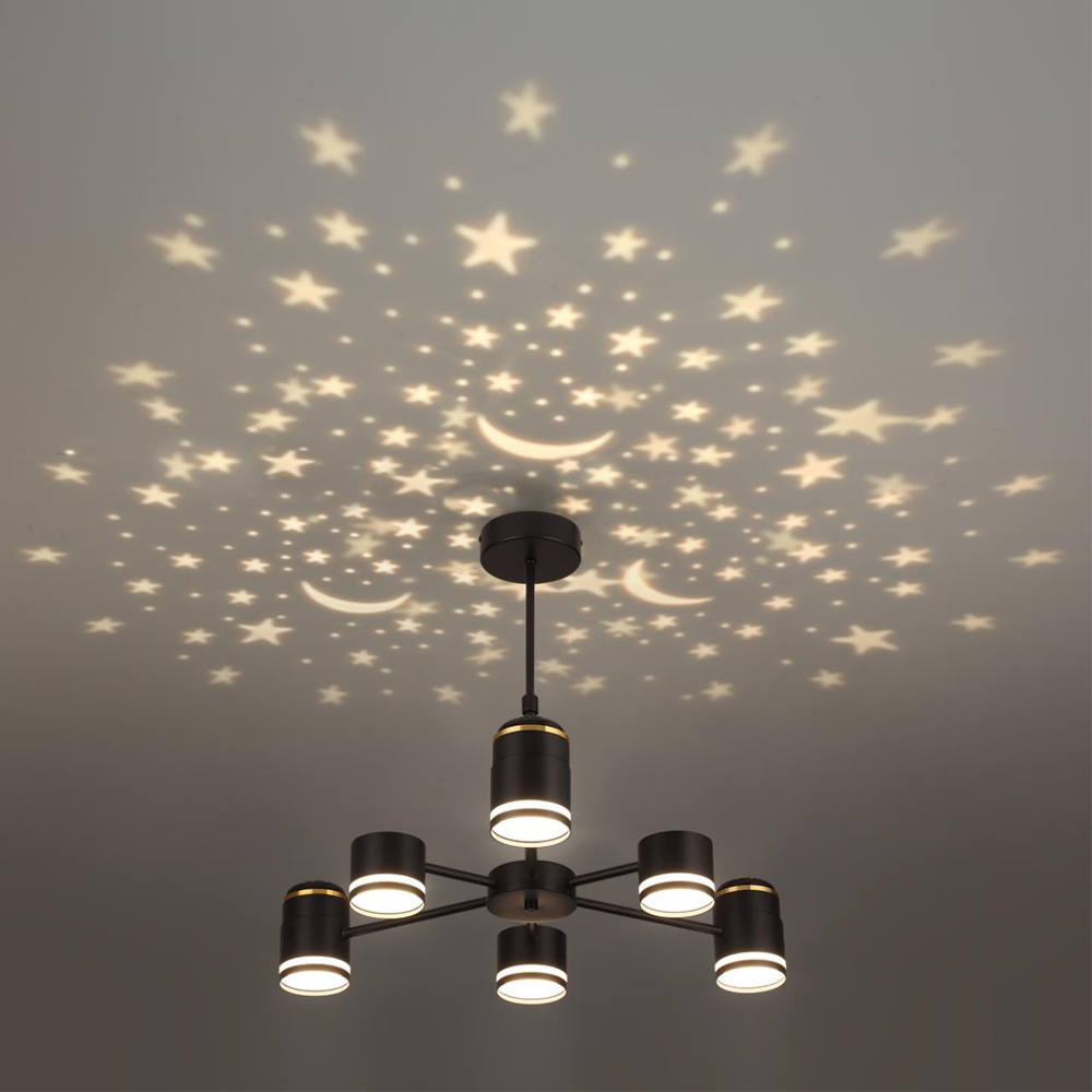 8234/6C LN Люстра GX53 LED 6*10Вт+3*5Вт 2700К 220В IP20 COMFI