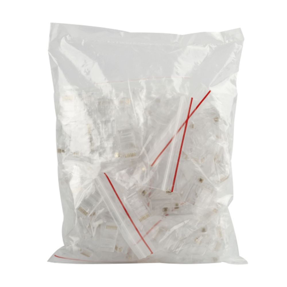 Джек RJ-45 ЭРА SIMPLE RJ-1-S 8P8C CAT 5e упаковка 100 шт | Разъёмы, переходники, ТВ делители