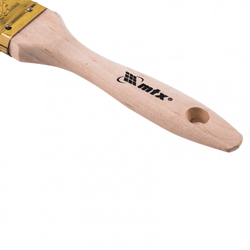Кисть плоская Golden 1.5", искусственная щетина, деревянная ручка MTX
