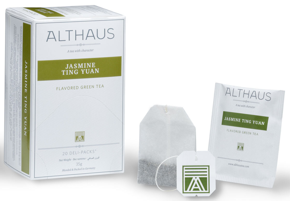 Althaus Jasminе Ting Yuan Deli Pack чай ароматизированный в пакетиках, 20 шт