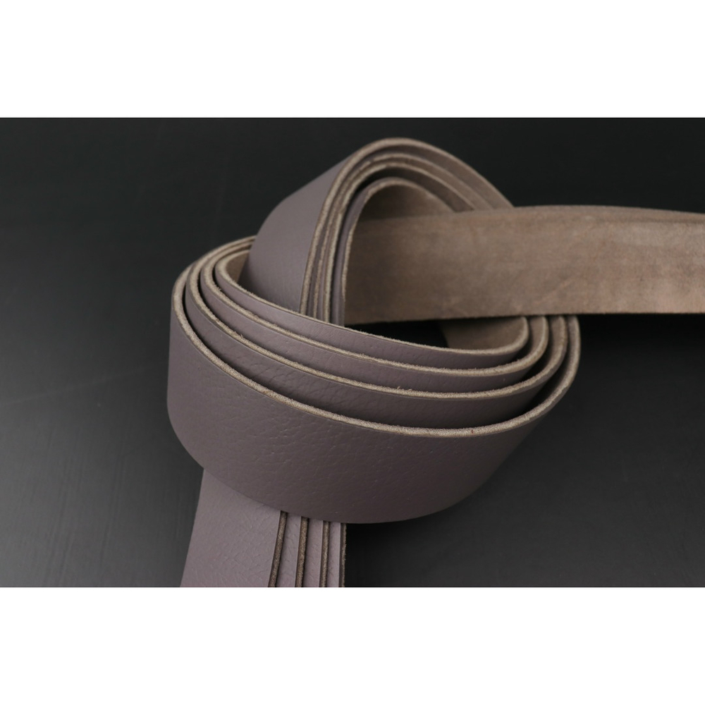 Ременная заготовка серо-фиолетовая с лицевой отделкой + плита Терра