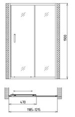 Душевая дверь Gemy Victoria S30191A