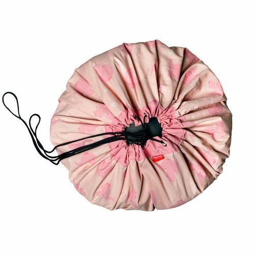 2 в 1: мешок для хранения игрушек и игровой коврик Play&Go. Коллекция "Designer". Розовый слон от ALLC