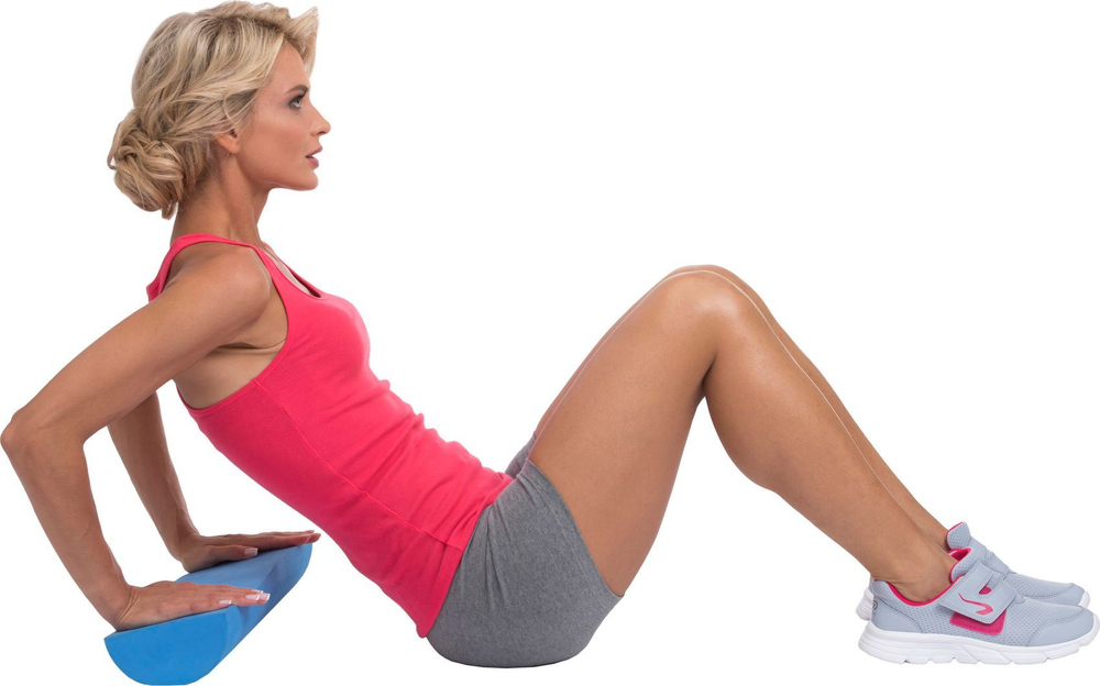 Полуцилиндр для фитнеса, йоги и пилатеса, 45 см