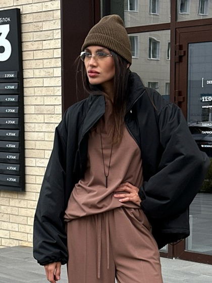 Шапка BINI резинка (бронзовый)