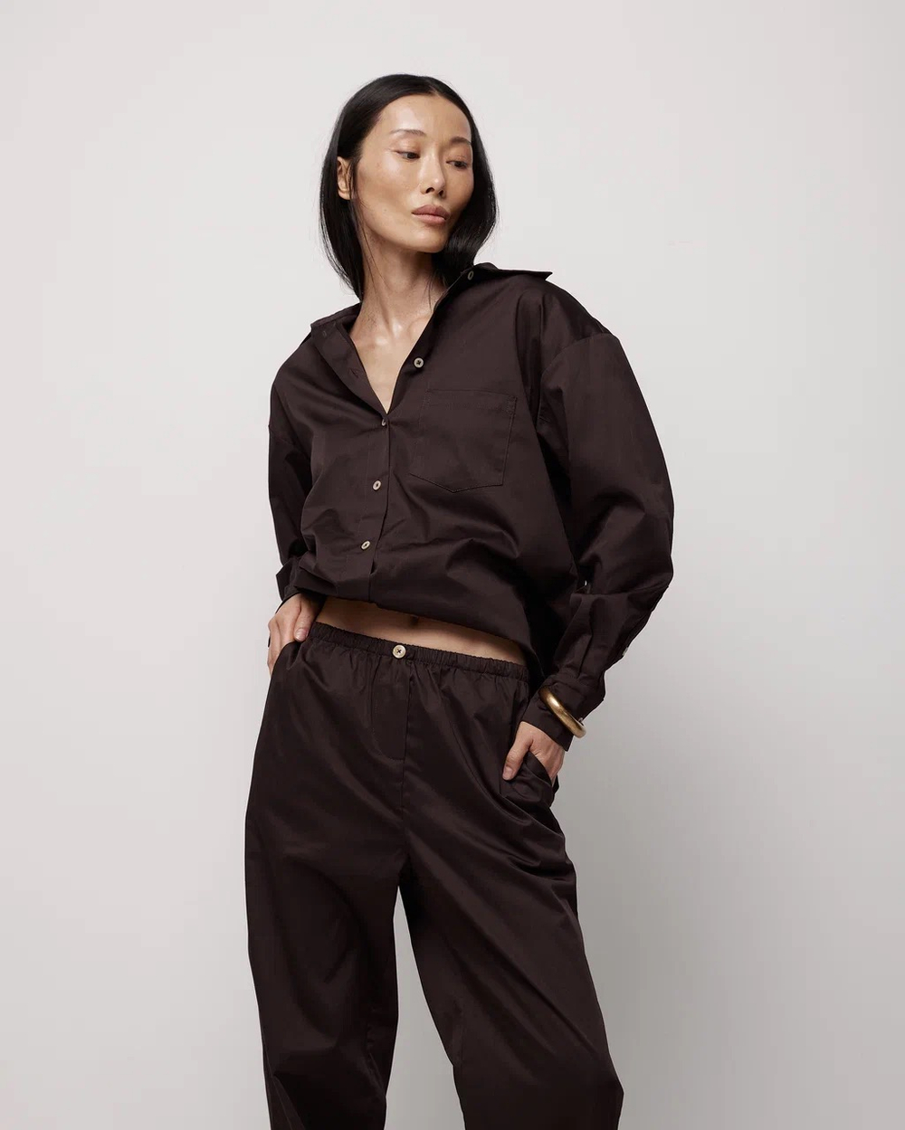 Рубашка Joan shirt in Brown