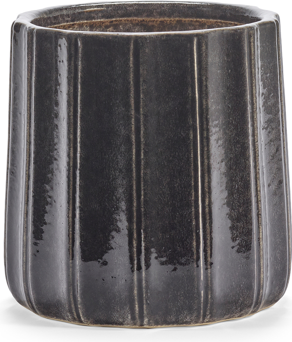 Кашпо serax glazed shades, керамика, коричневое · арт. fabr B4625001-700