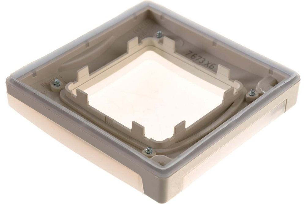 Рамка с защитной крышкой IP44 слоновая кость ETIKA Legrand