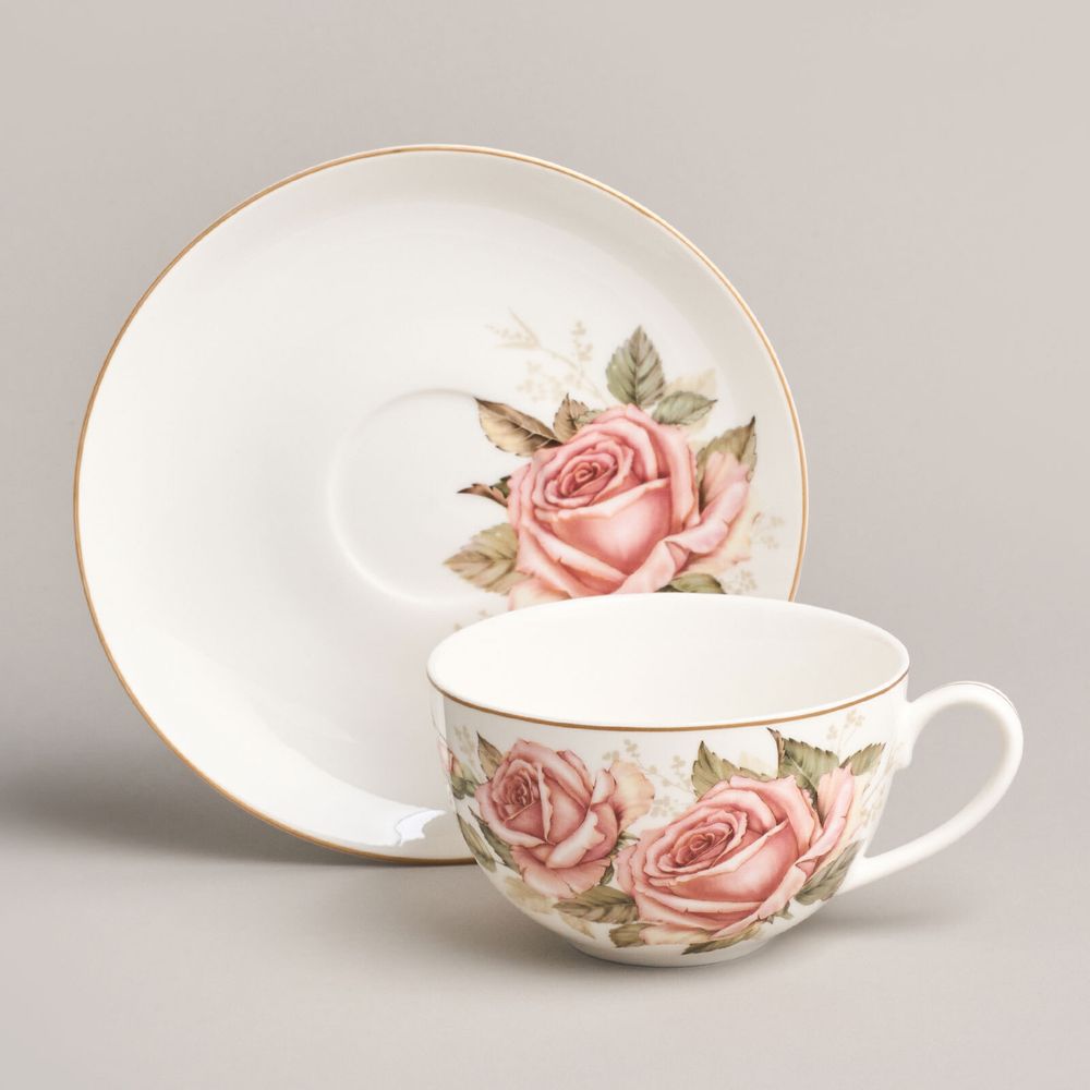 ЧАЙНЫЙ НАБОР LEFARD "КОРЕЙСКАЯ РОЗА" НА 6 ПЕР. 12 ПР. 300 МЛ (КОР=4НАБ.)