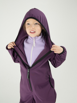 Комбинезон из софтшелла "Фиолетовый"