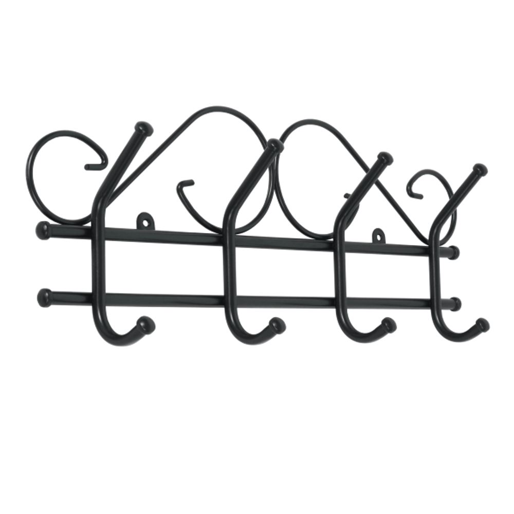 Вешалка  Ажур 4 арт.ВНА 200 Ч (черный)