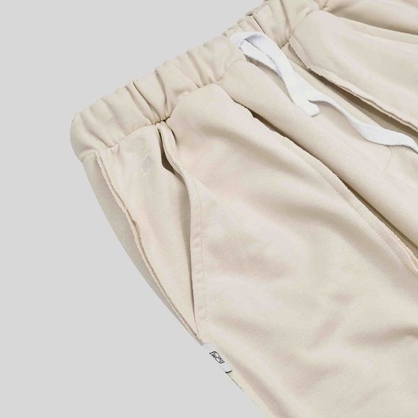 Брюки Baggy Trousers Logo Turtledove бежевые - фото 2