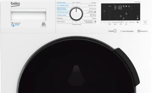 Стирально-сушильная машина Beko WDB7425R2W – рис.4