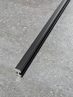 Фриз-вставка 5мм "DO-1" 2.7м Черный мат. анод. алюм.