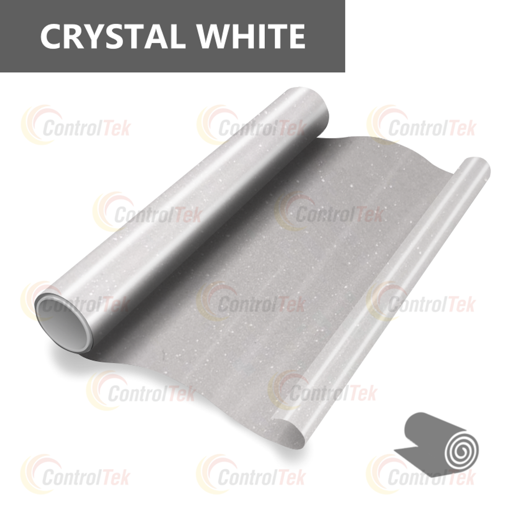 Пленка для окон декоративная CRYSTAL WHITE ControlTek, рулон